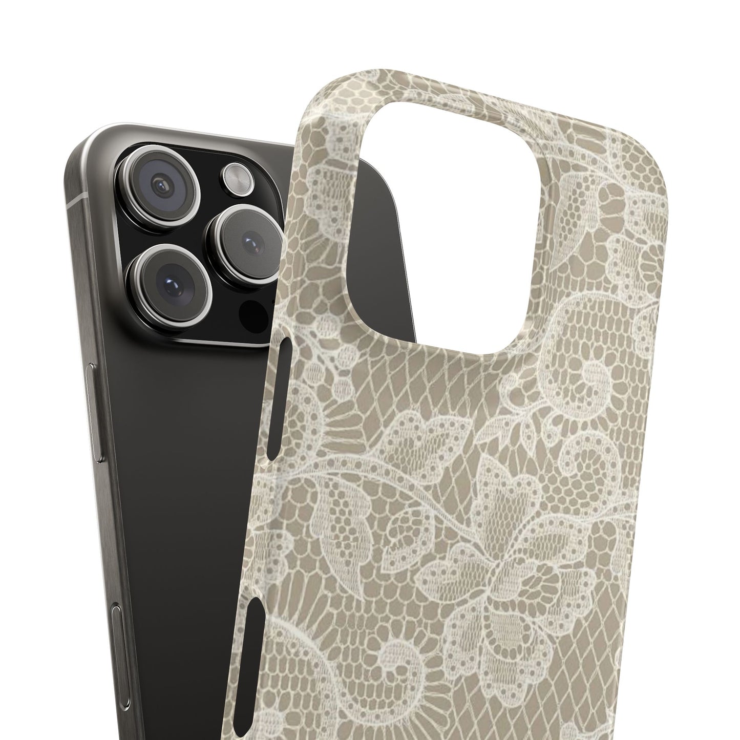 White Lace Phone Case
