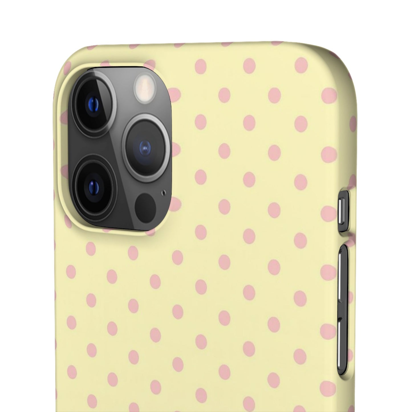 Yellow-Pink Polka Dot Phone Case