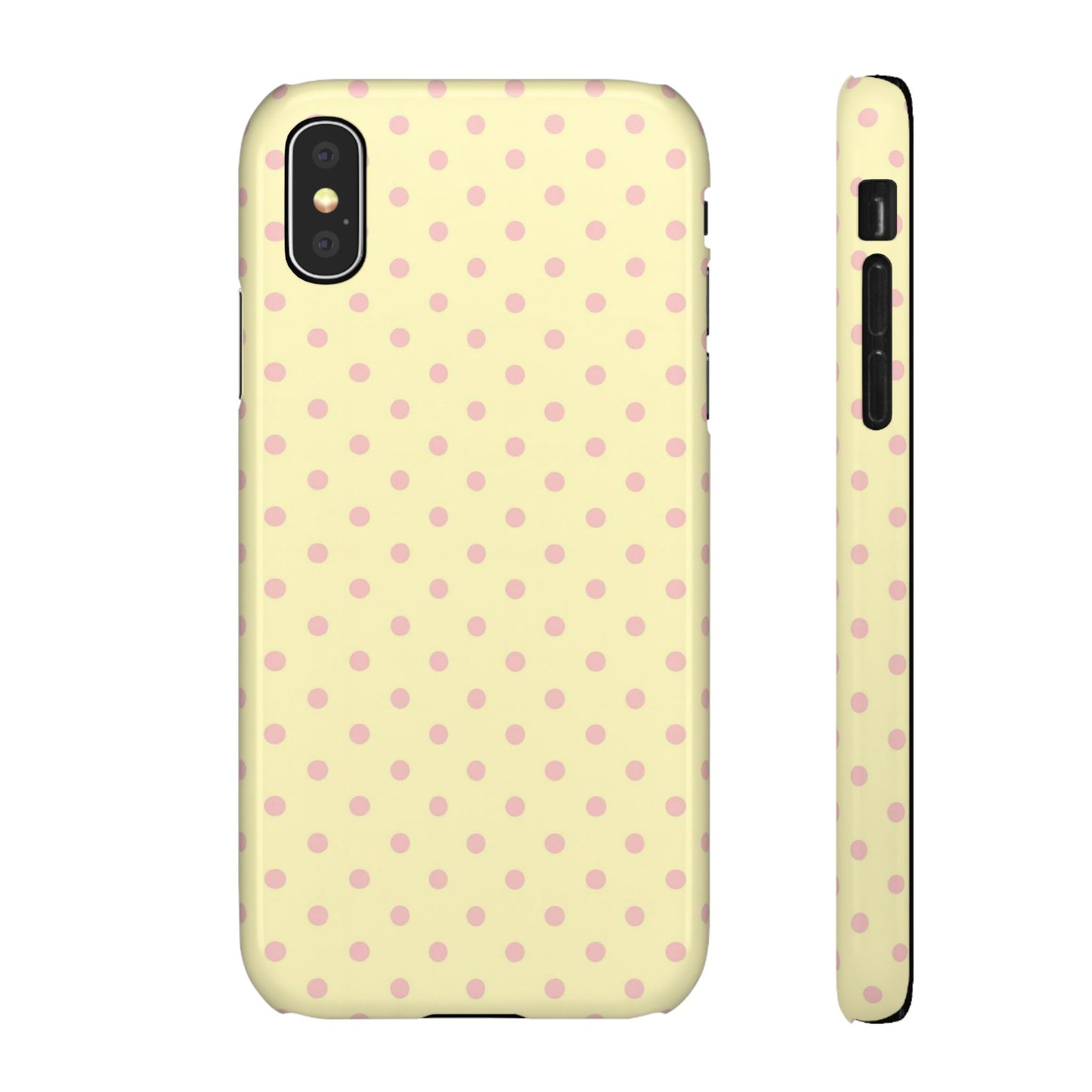 Yellow-Pink Polka Dot Phone Case
