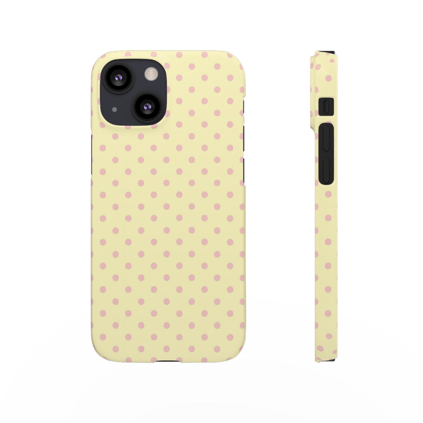 Yellow-Pink Polka Dot Phone Case