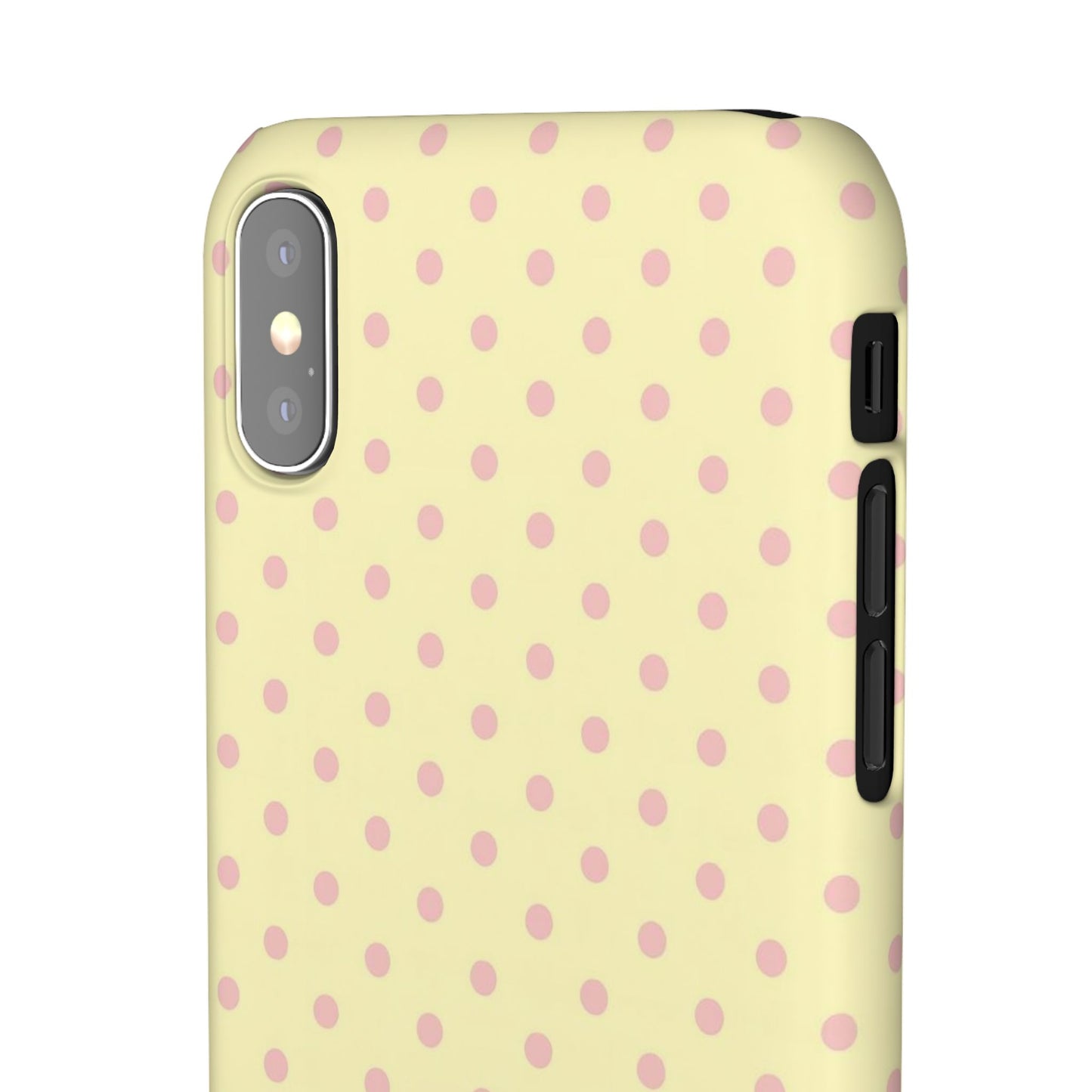 Yellow-Pink Polka Dot Phone Case