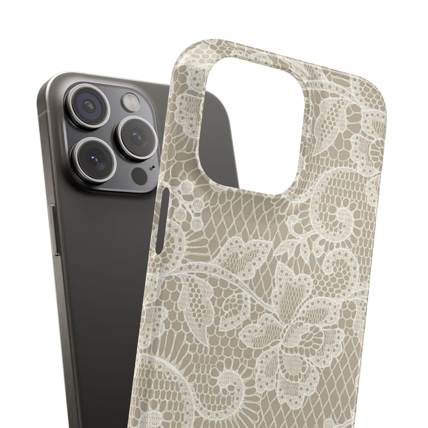 White Lace Phone Case