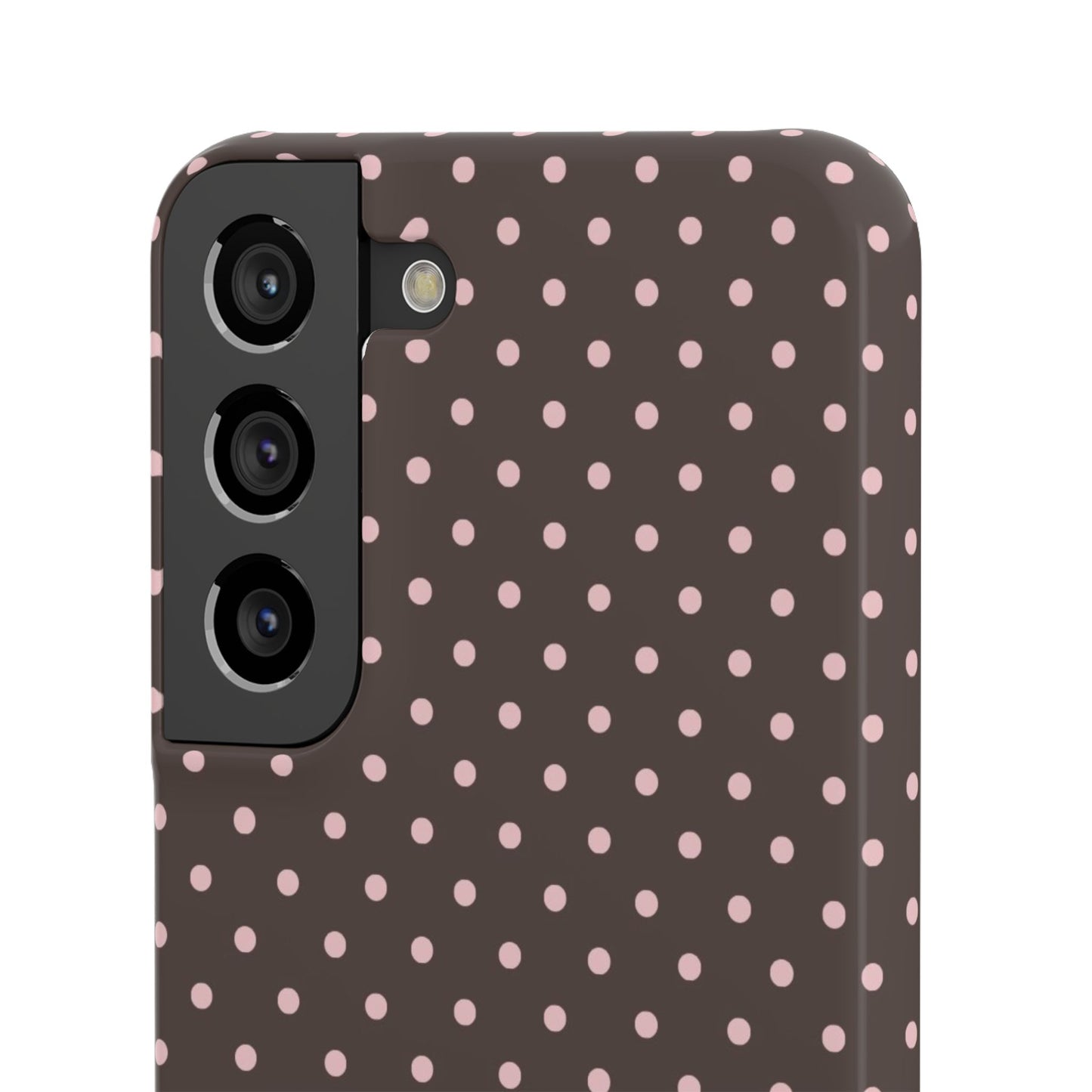 Pink-Brown Polka Dot Phone Case