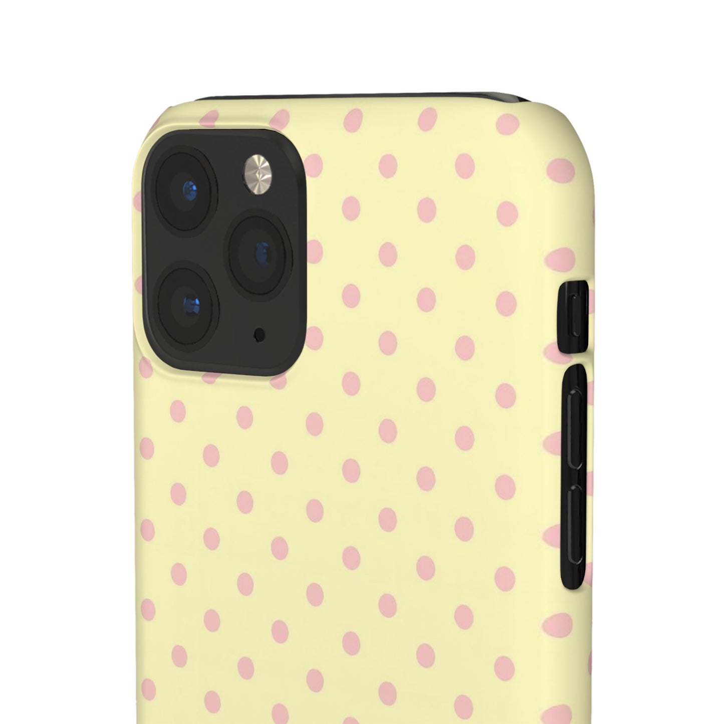 Yellow-Pink Polka Dot Phone Case