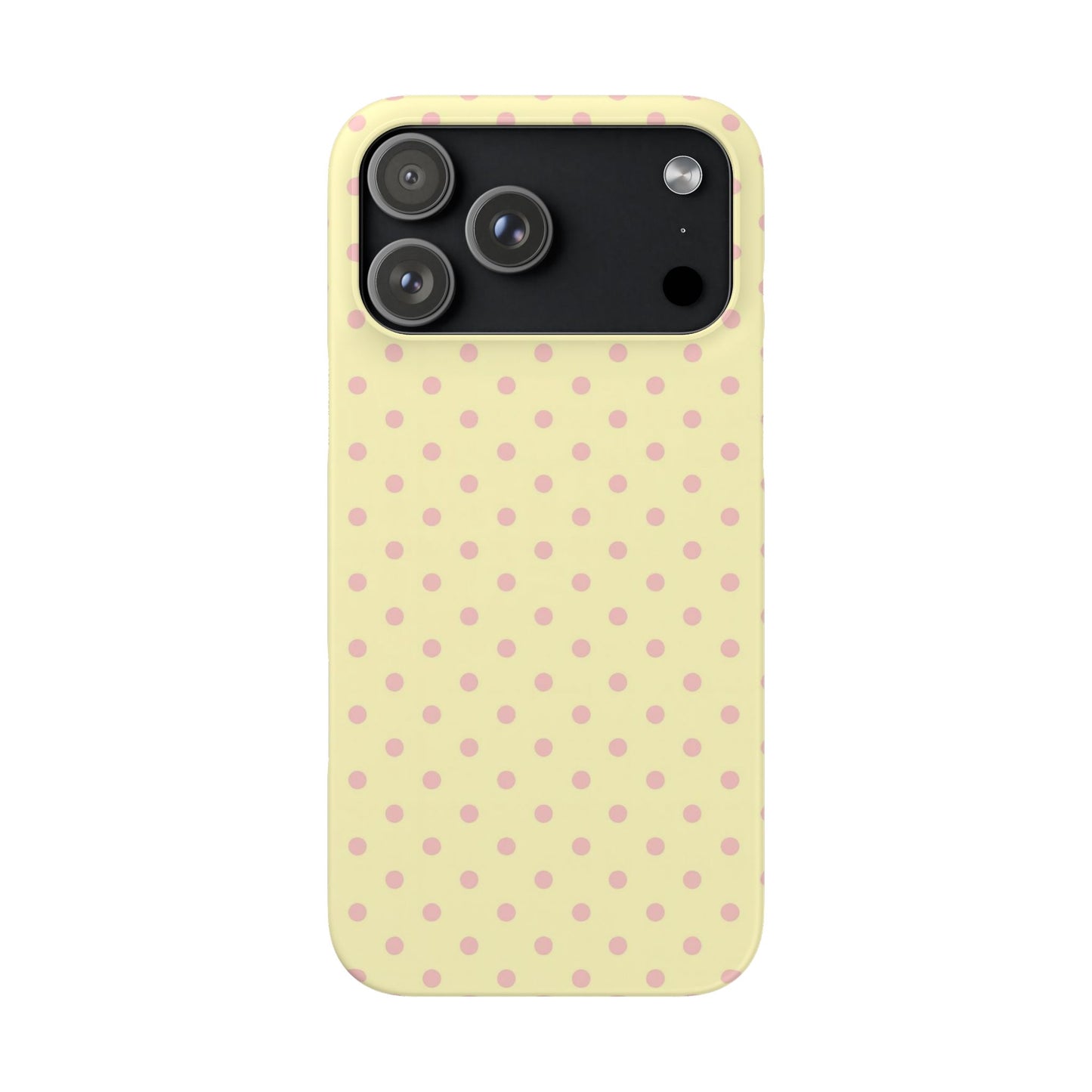 Yellow-Pink Polka Dot Phone Case