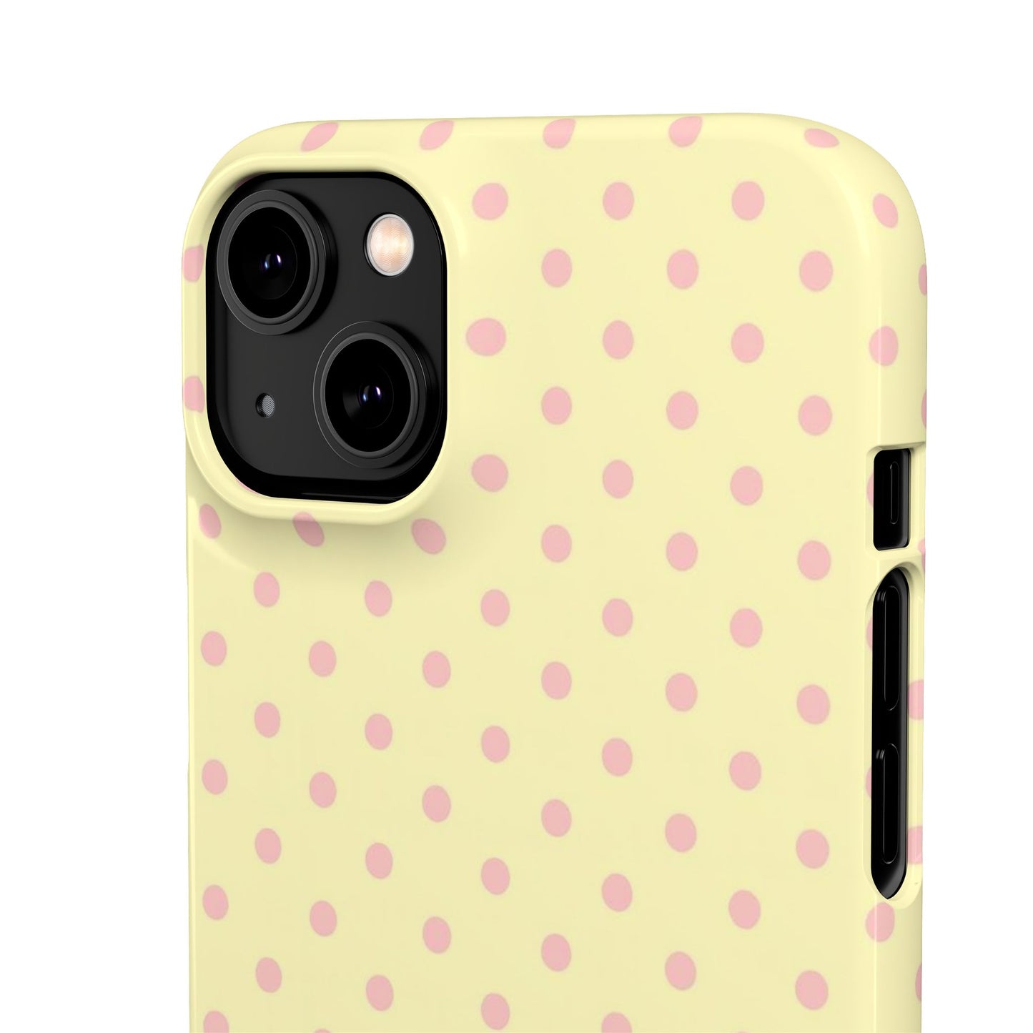 Yellow-Pink Polka Dot Phone Case