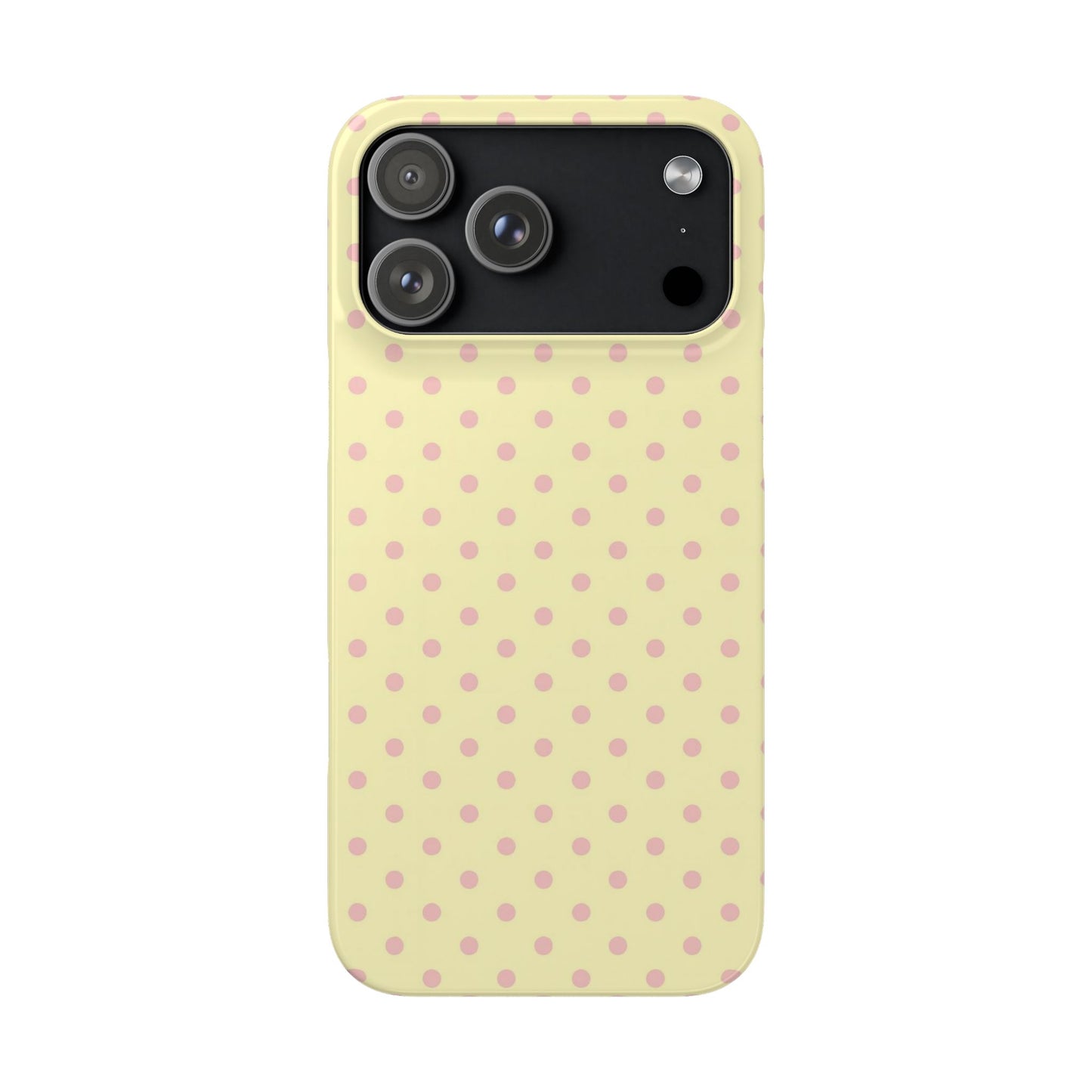 Yellow-Pink Polka Dot Phone Case
