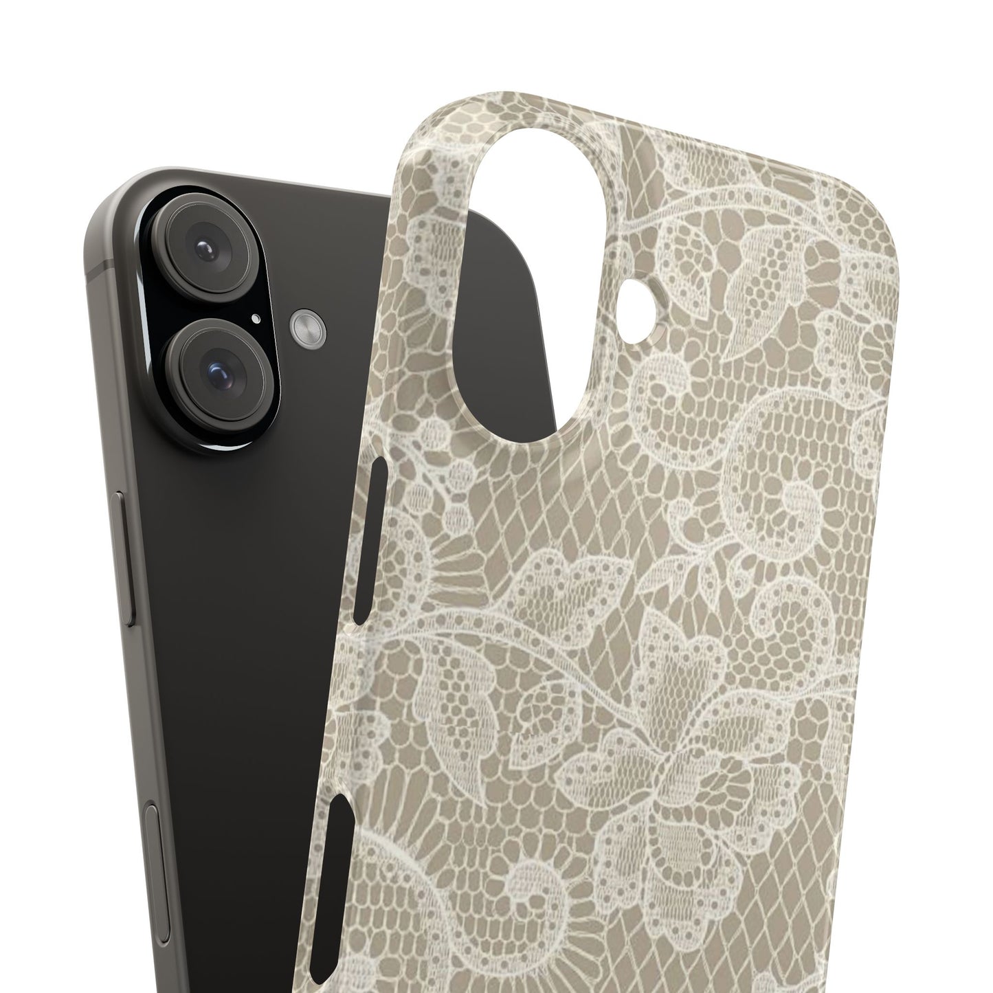 White Lace Phone Case