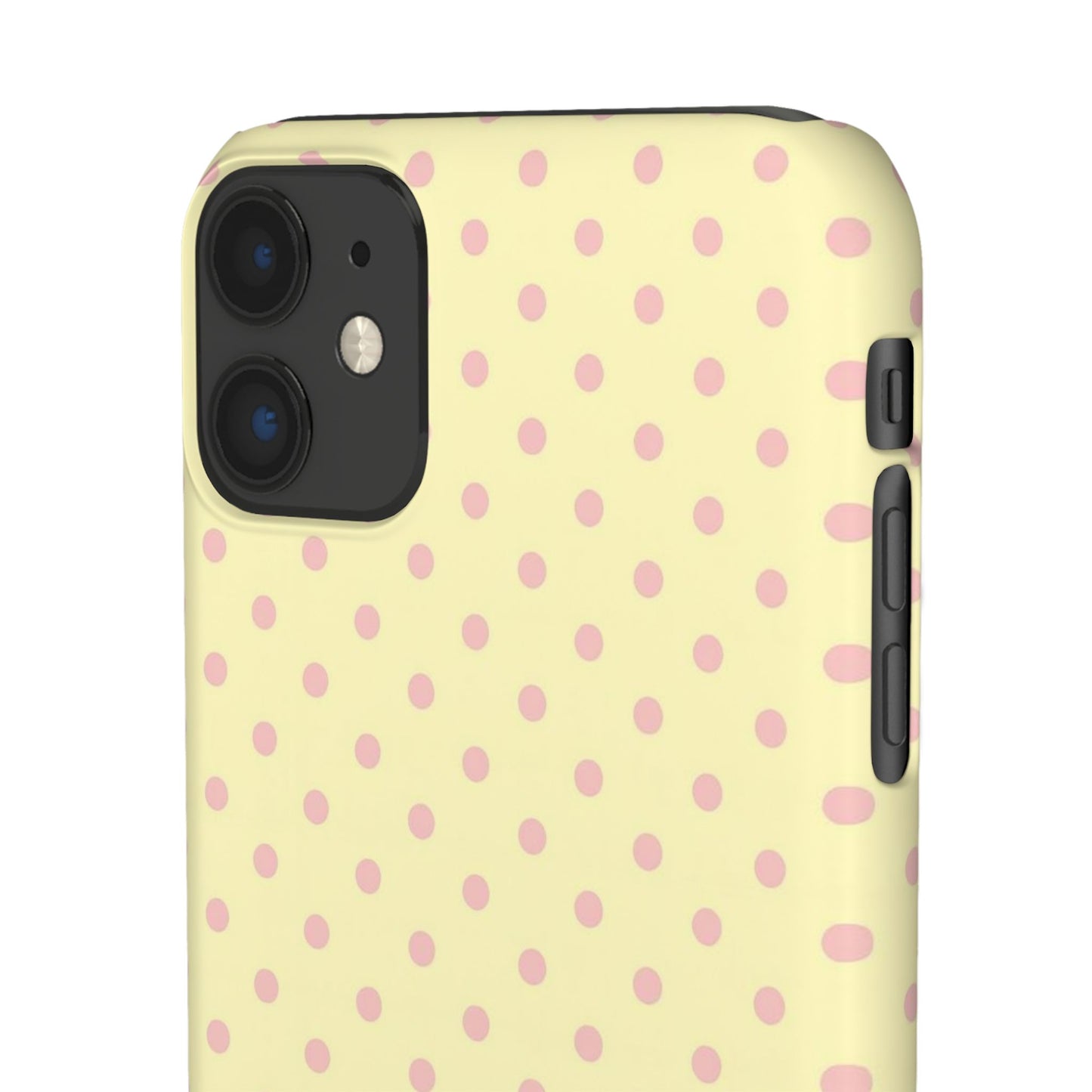 Yellow-Pink Polka Dot Phone Case
