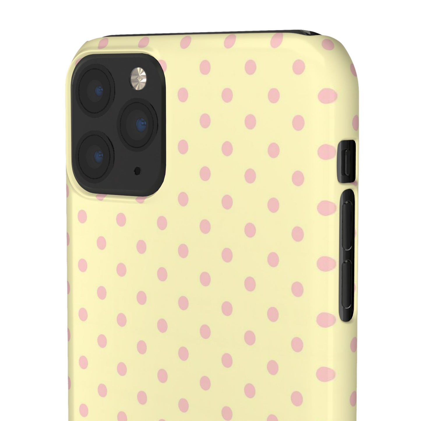 Yellow-Pink Polka Dot Phone Case