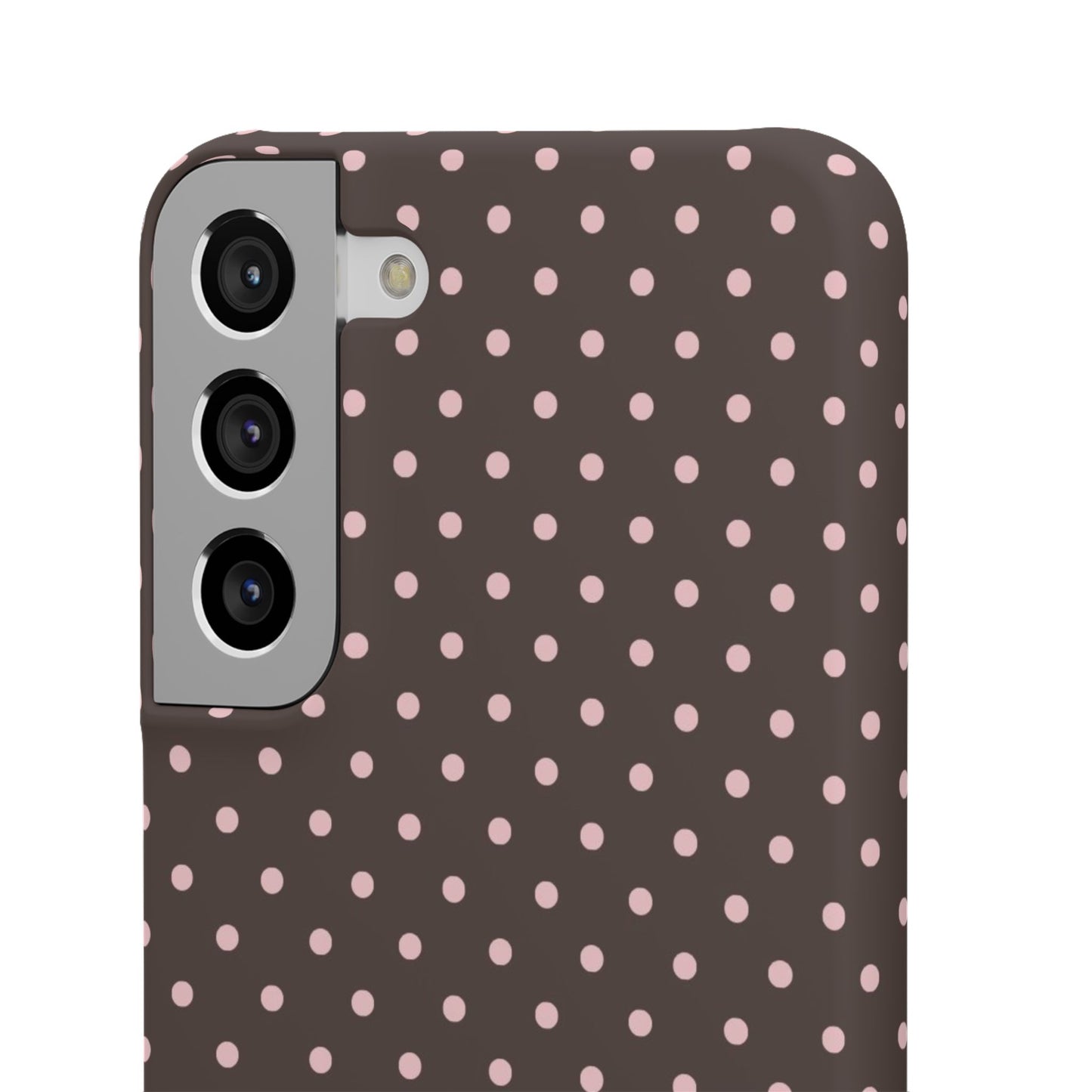 Pink-Brown Polka Dot Phone Case
