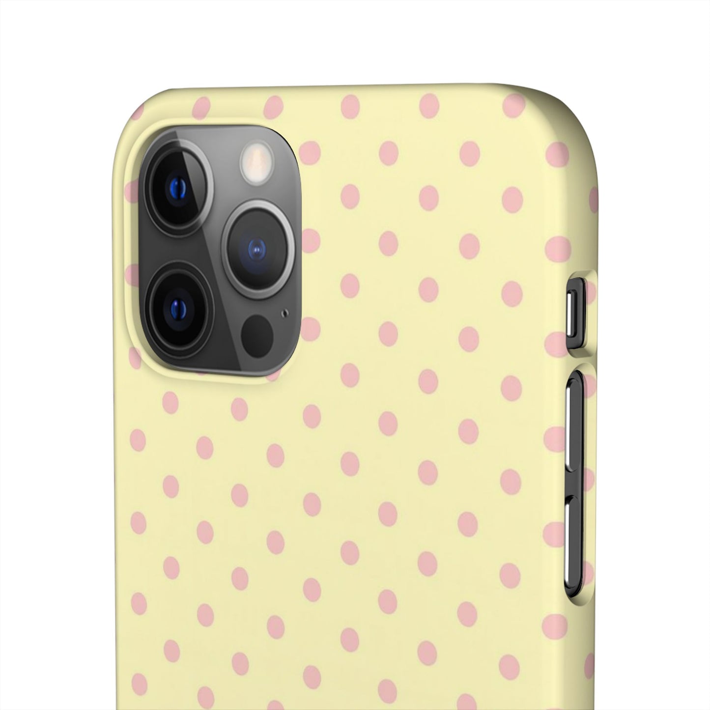 Yellow-Pink Polka Dot Phone Case