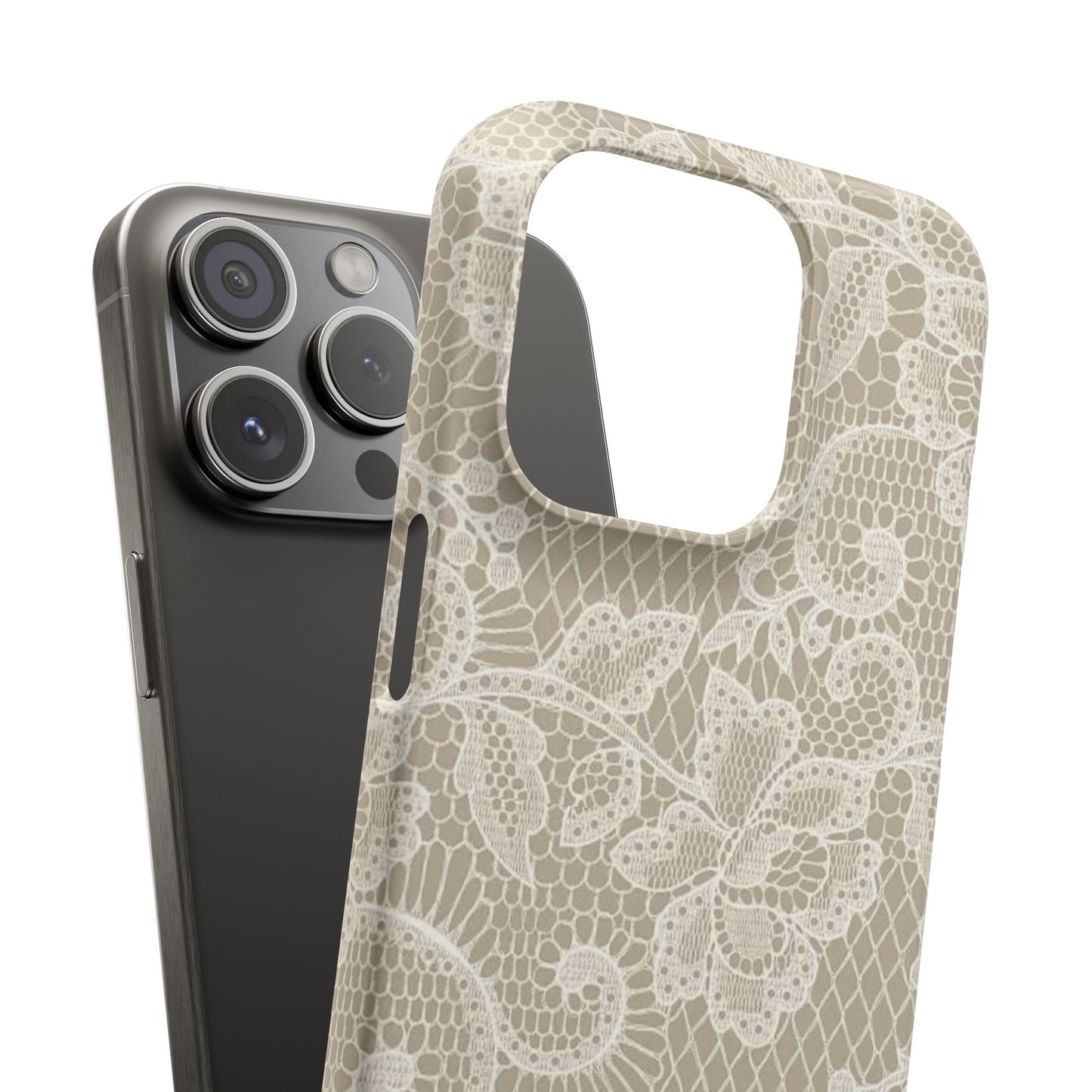 White Lace Phone Case