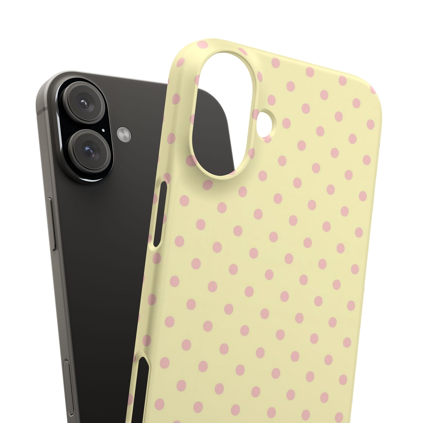 Yellow-Pink Polka Dot Phone Case