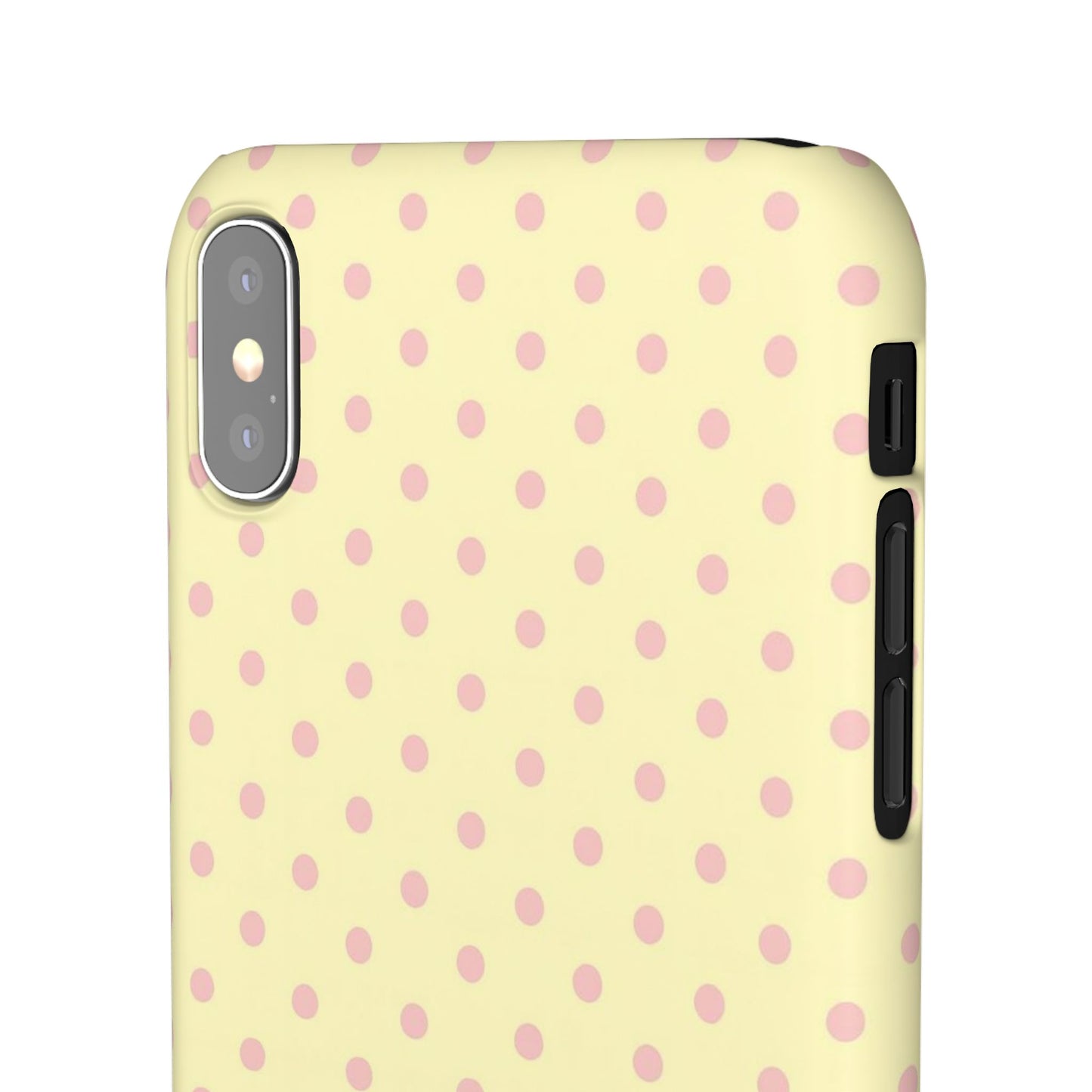 Yellow-Pink Polka Dot Phone Case