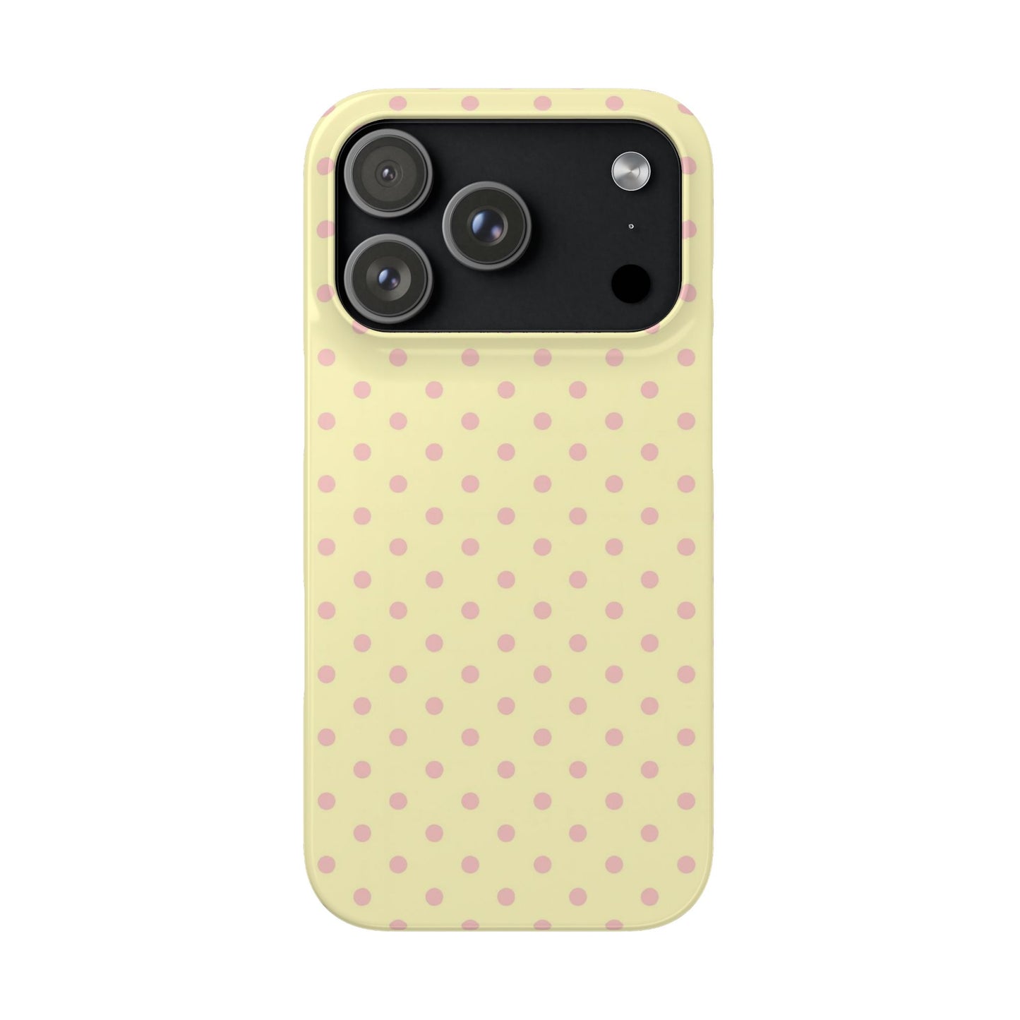 Yellow-Pink Polka Dot Phone Case