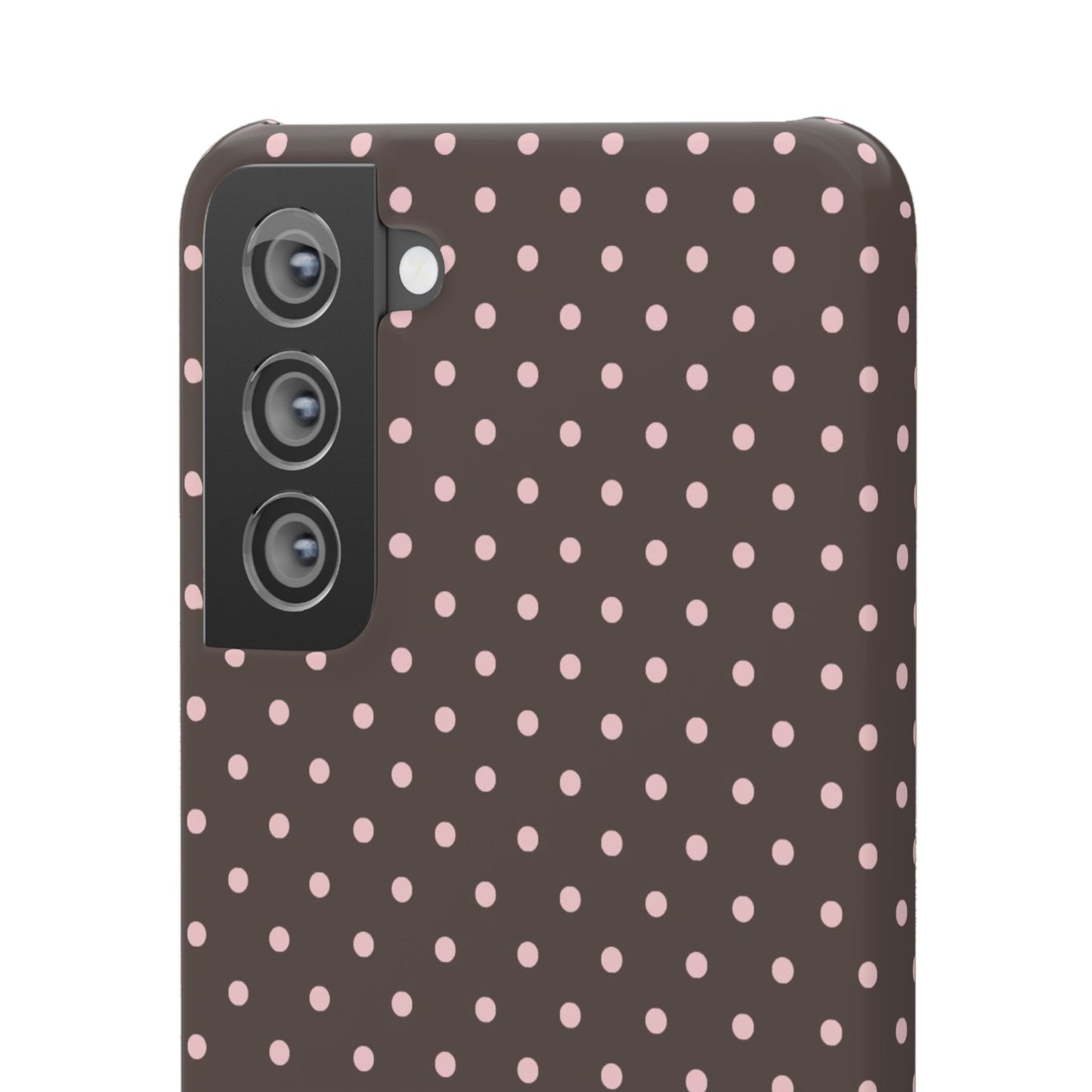 Pink-Brown Polka Dot Phone Case