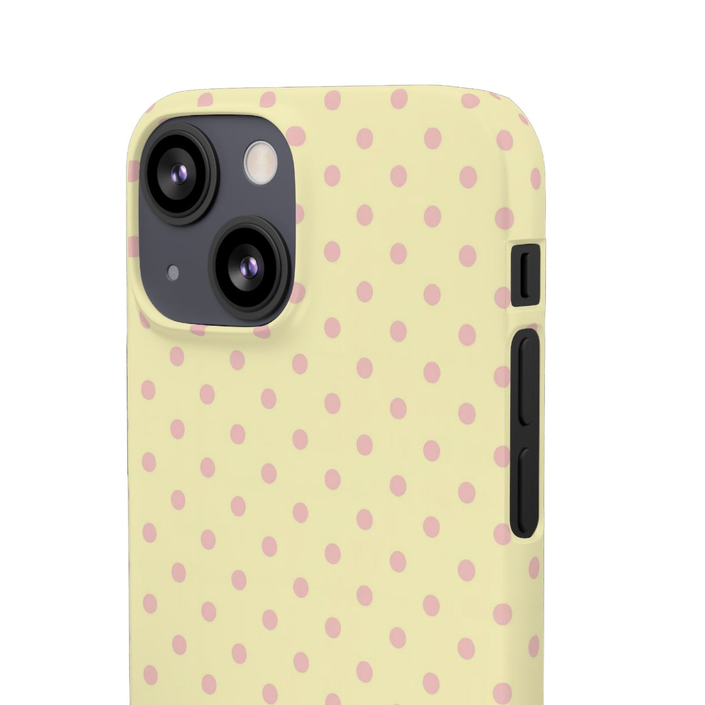 Yellow-Pink Polka Dot Phone Case