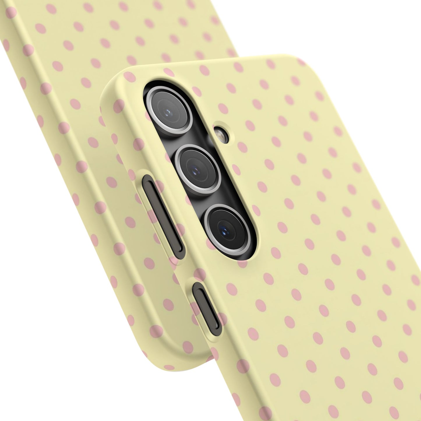 Yellow-Pink Polka Dot Phone Case
