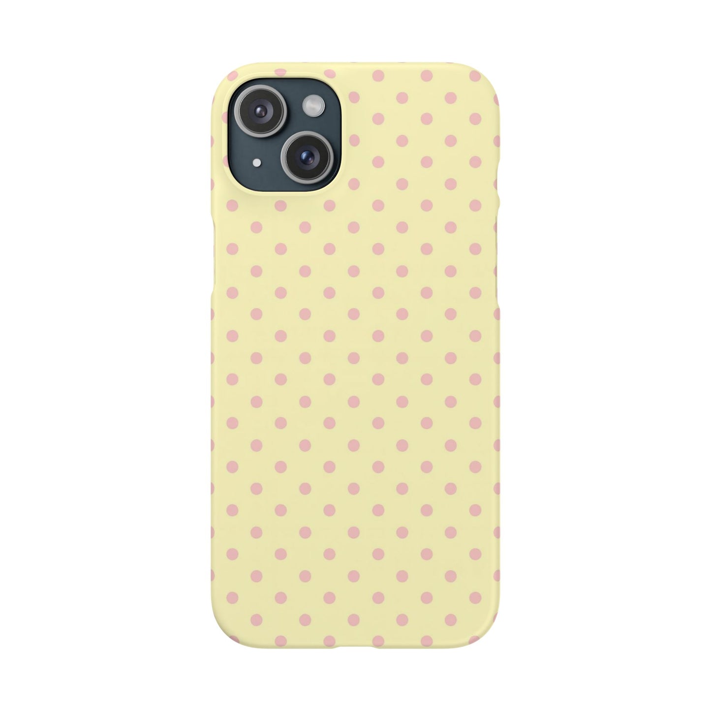 Yellow-Pink Polka Dot Phone Case