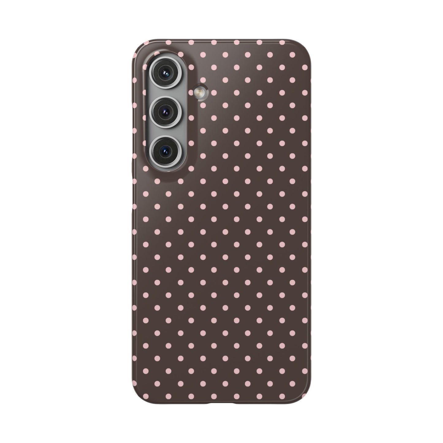 Pink-Brown Polka Dot Phone Case