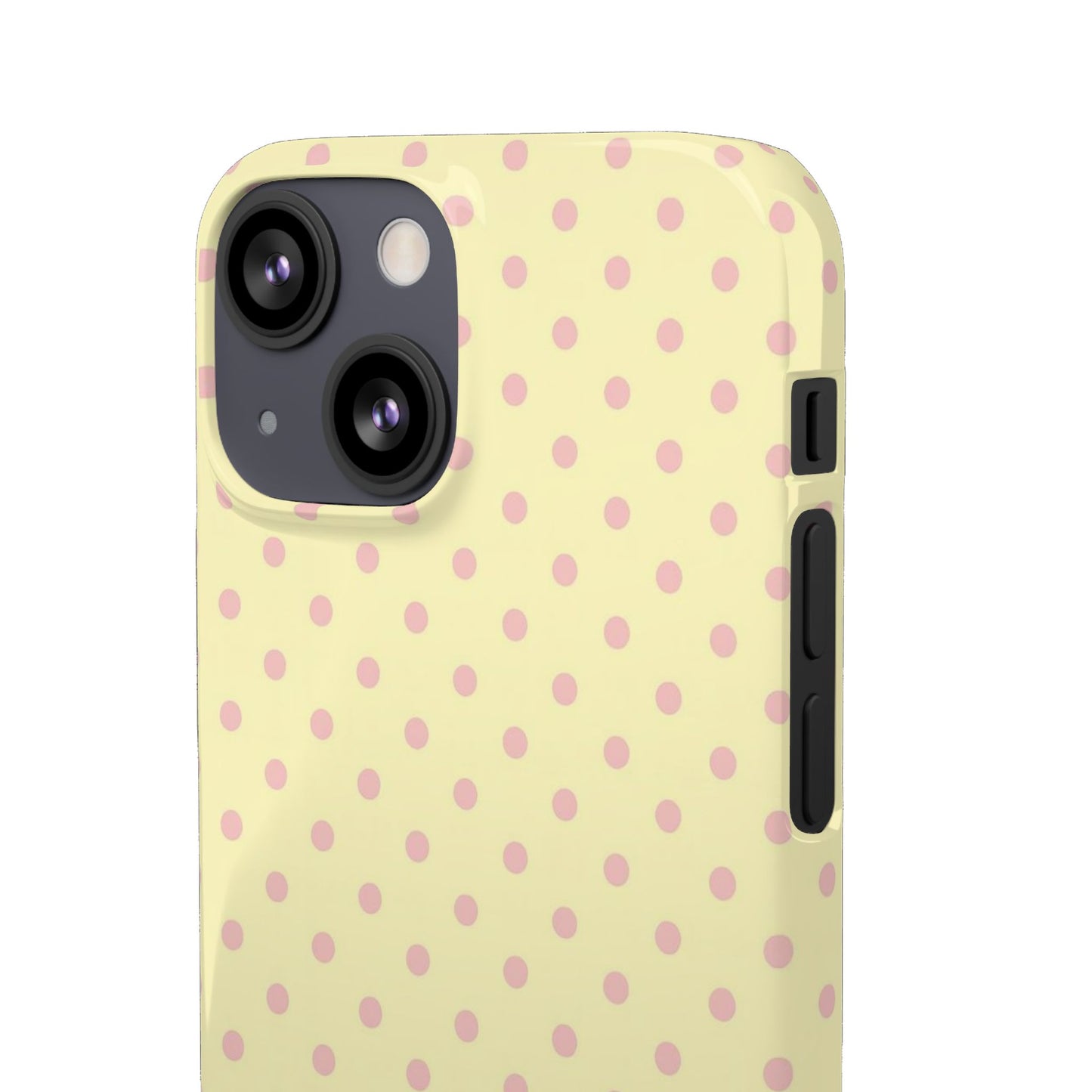 Yellow-Pink Polka Dot Phone Case