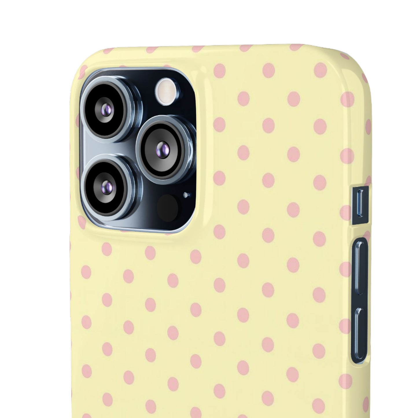 Yellow-Pink Polka Dot Phone Case