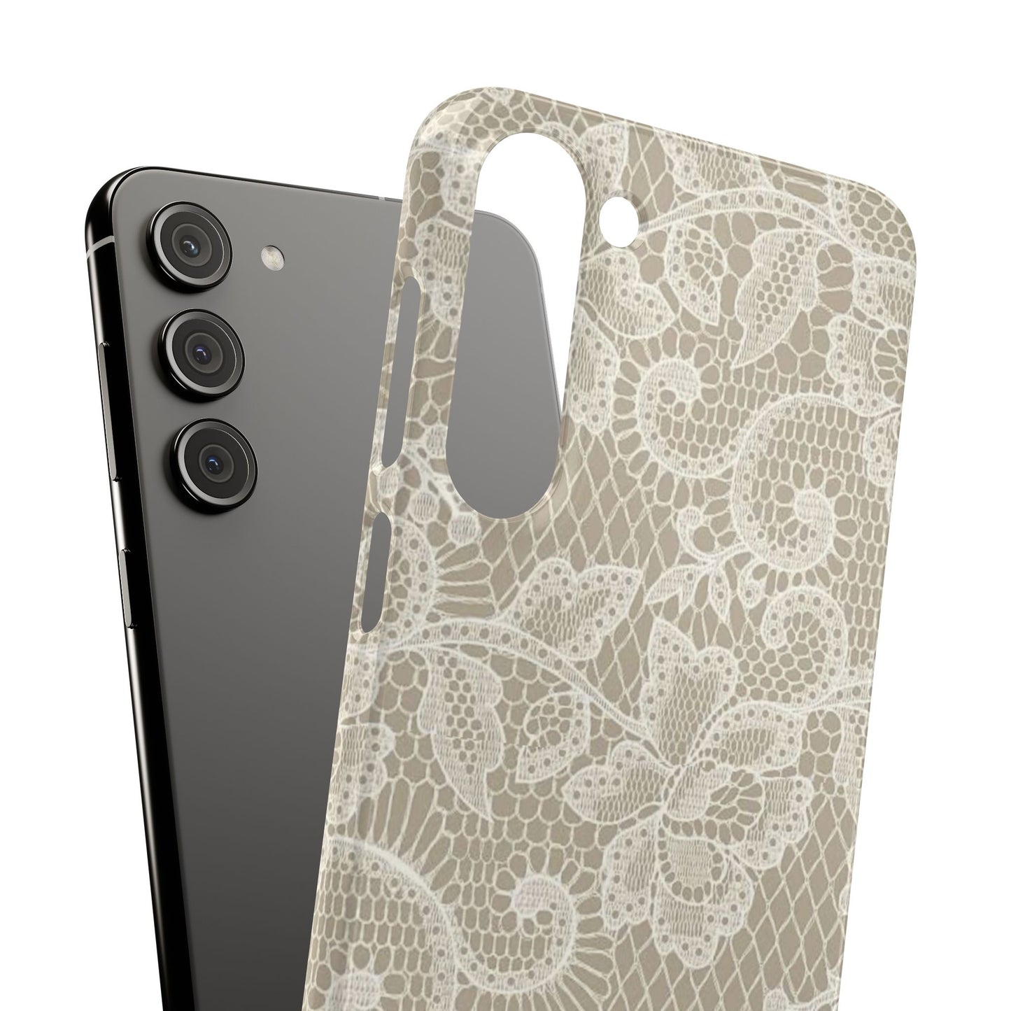 White Lace Phone Case