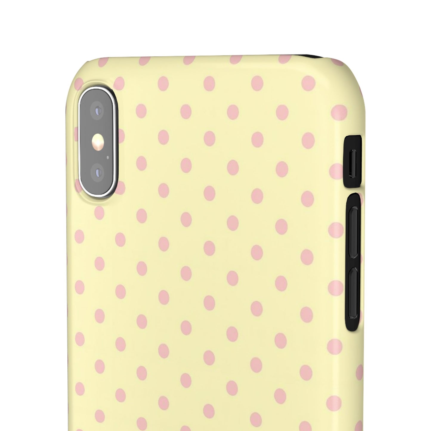 Yellow-Pink Polka Dot Phone Case