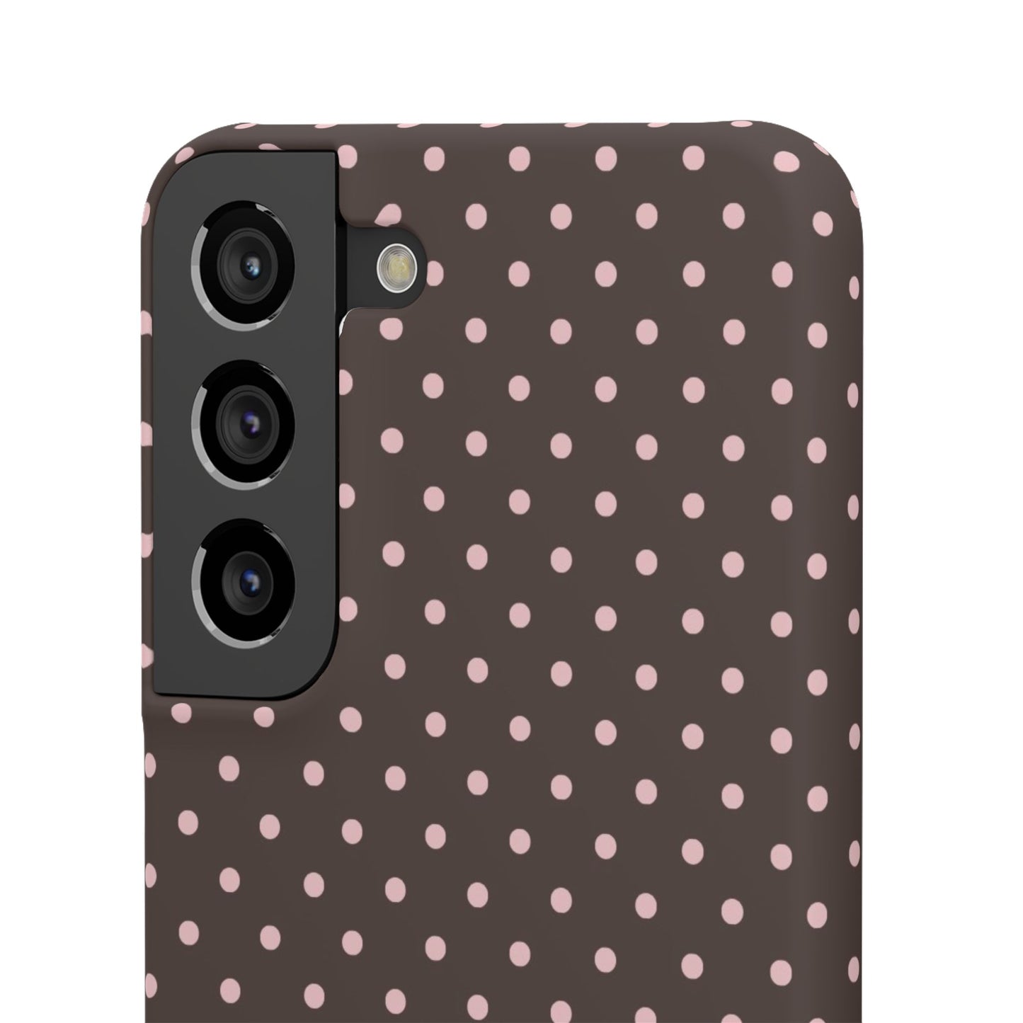 Pink-Brown Polka Dot Phone Case