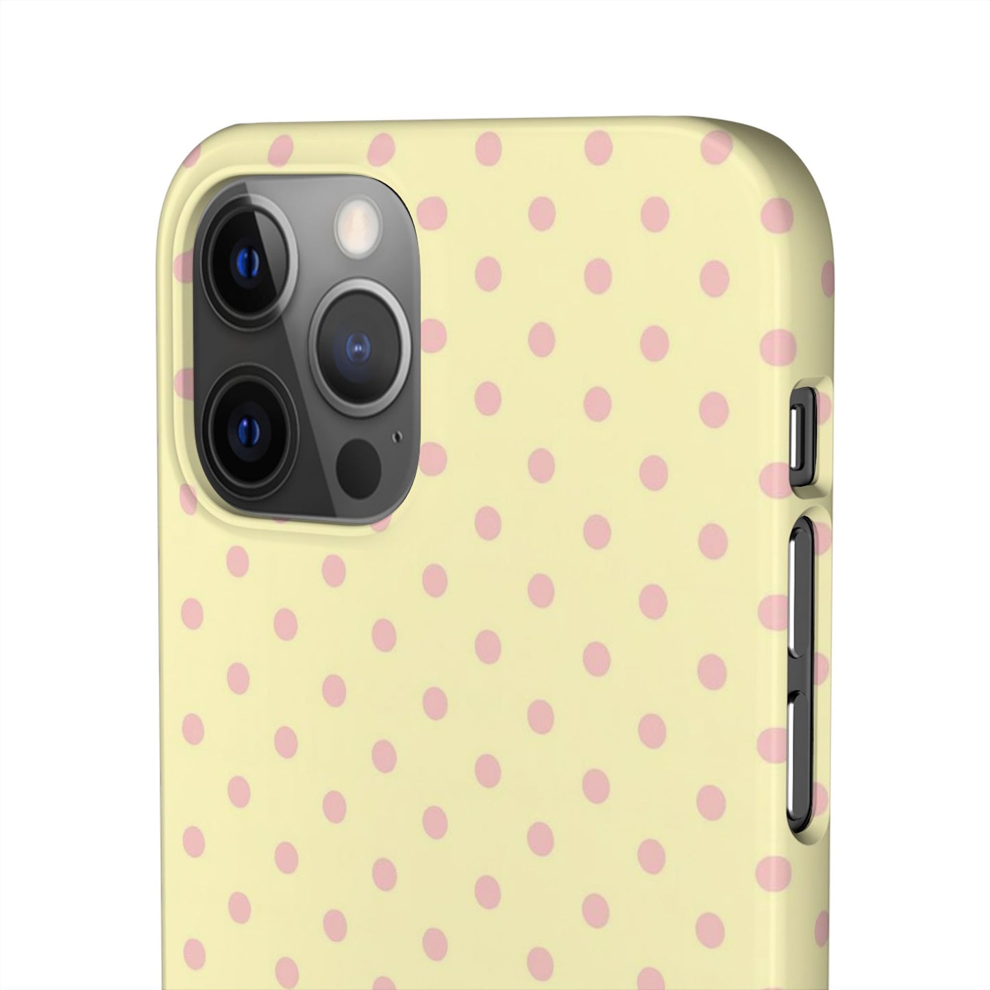 Yellow-Pink Polka Dot Phone Case