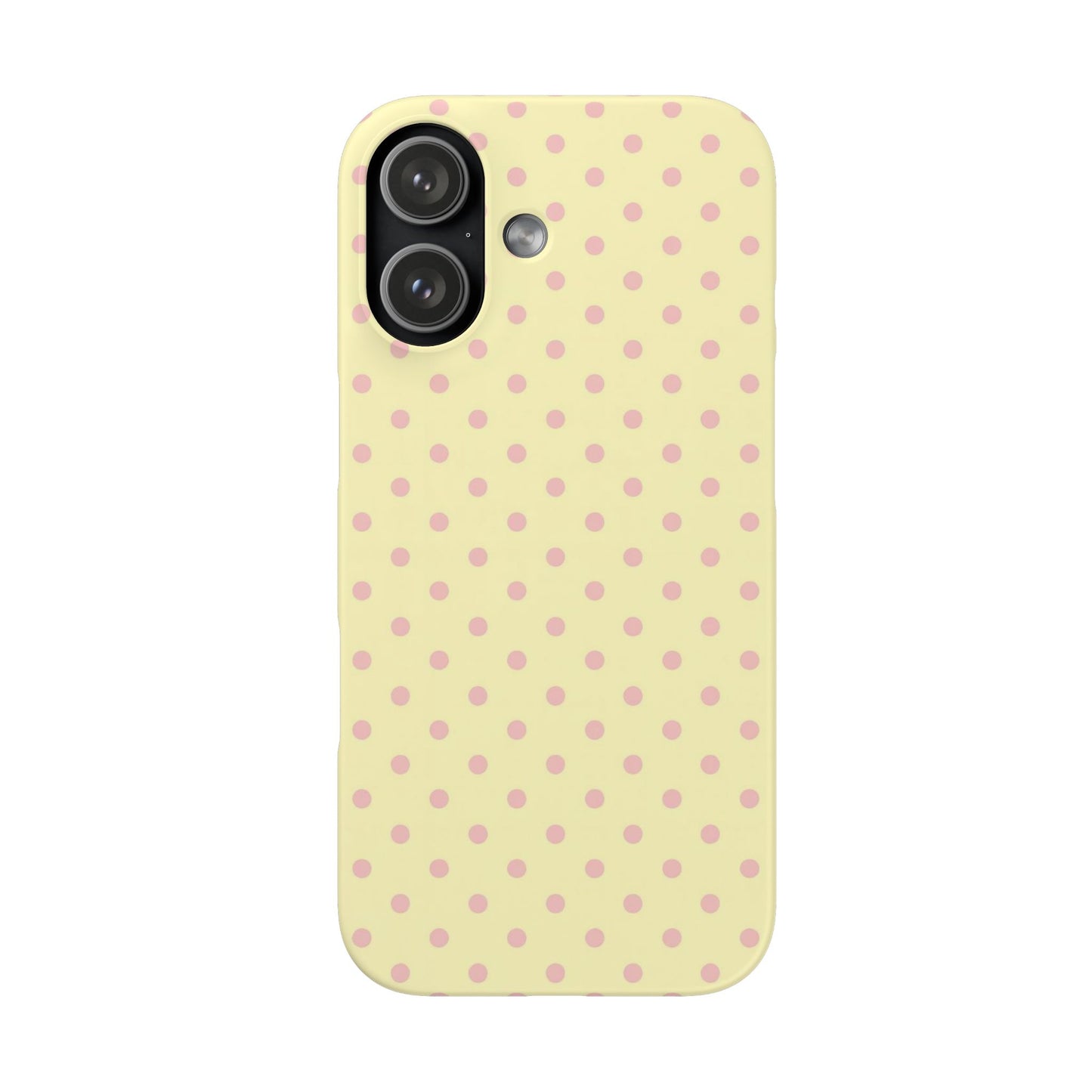 Yellow-Pink Polka Dot Phone Case