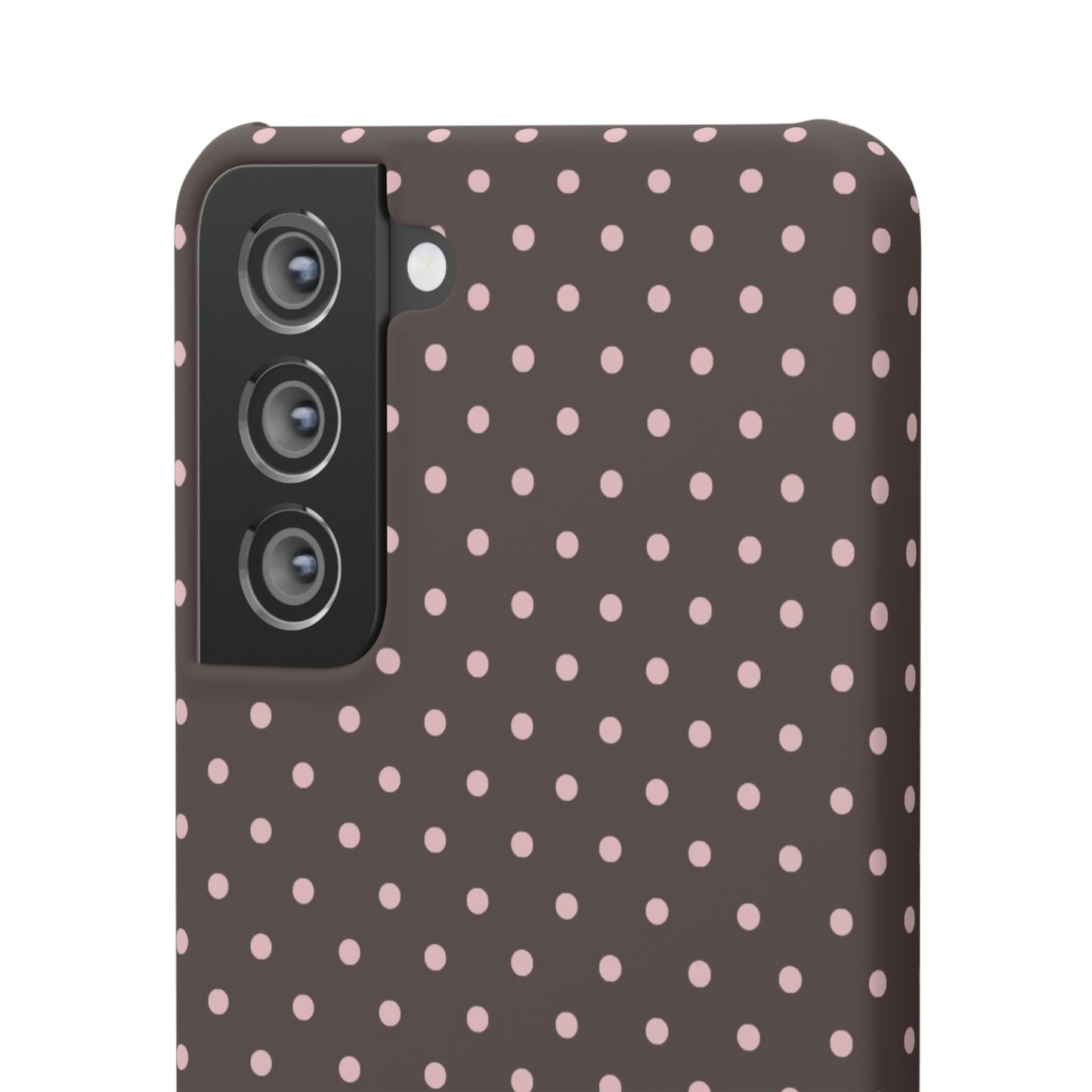 Pink-Brown Polka Dot Phone Case