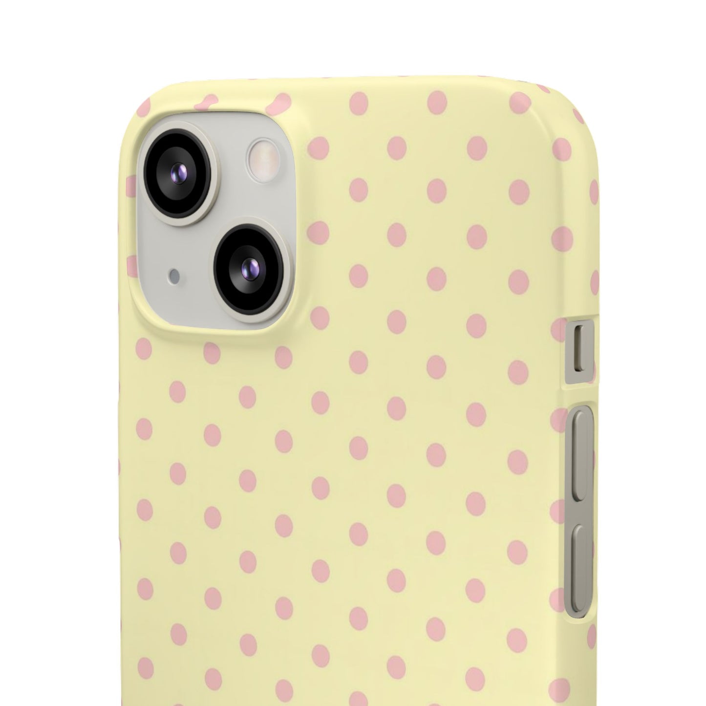 Yellow-Pink Polka Dot Phone Case