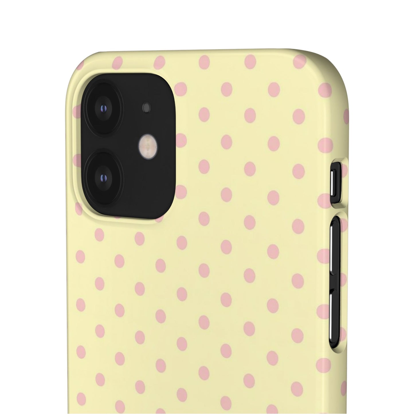 Yellow-Pink Polka Dot Phone Case