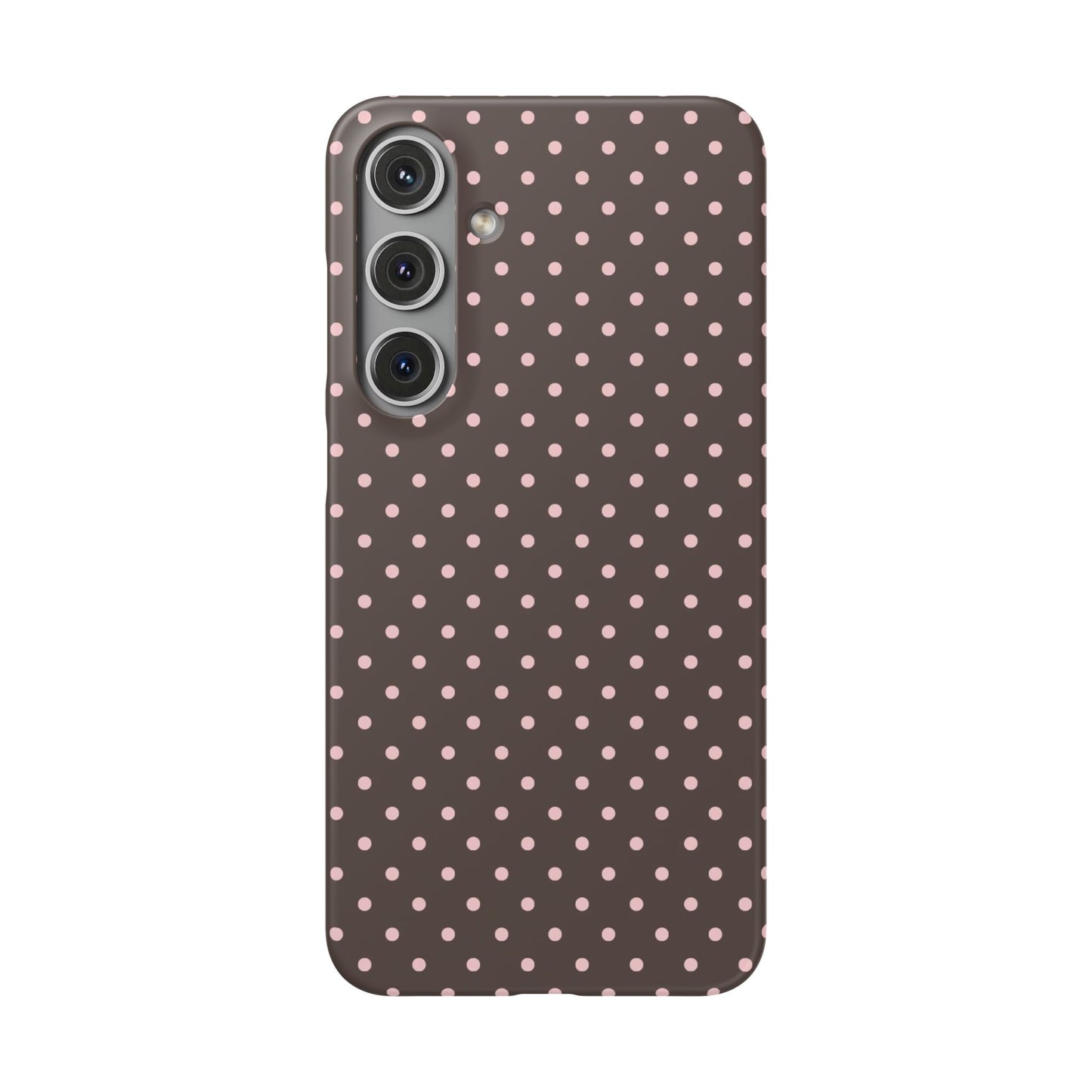 Pink-Brown Polka Dot Phone Case